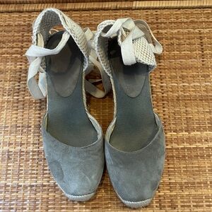 Club Monaco Suede Espadrilles Size 36